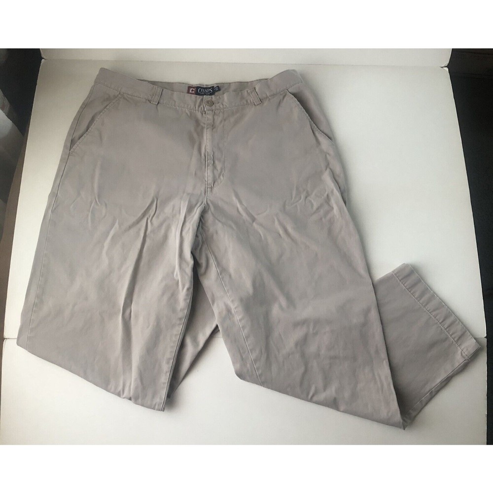Chaps Pants Mens 36x28 Beige Khaki Pants